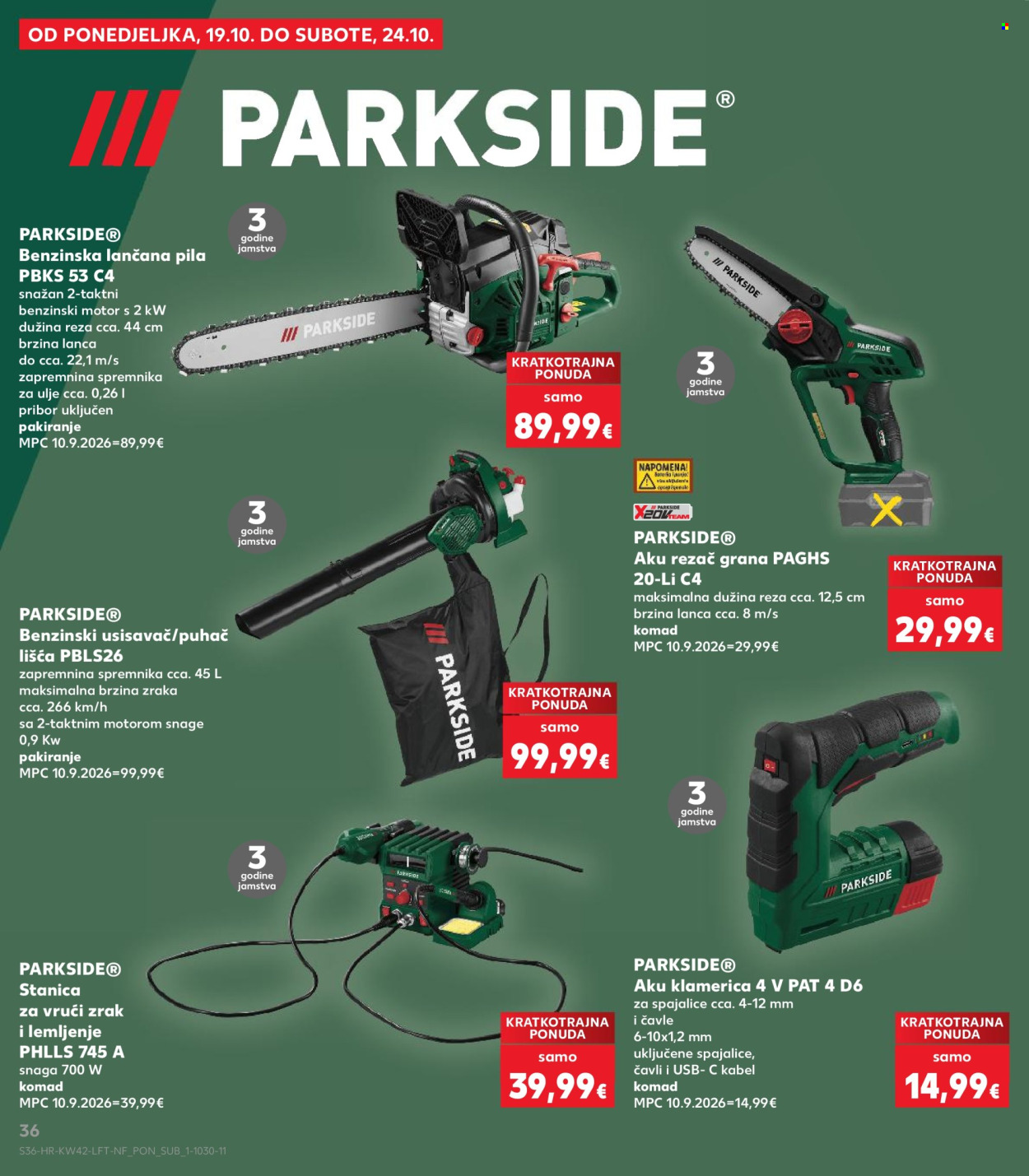 Kaufland katalog - 14.10.2026. - 20.10.2026. Stranica 36