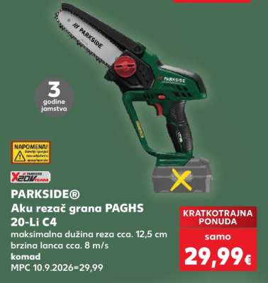 PARKSIDE® Aku rezač grana PAGHS 20-Li C4