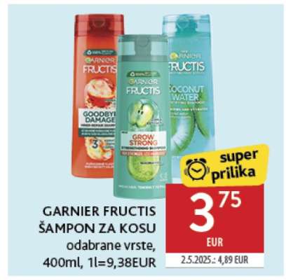 GARNIER FRUCTIS ŠAMPON ZA KOSU