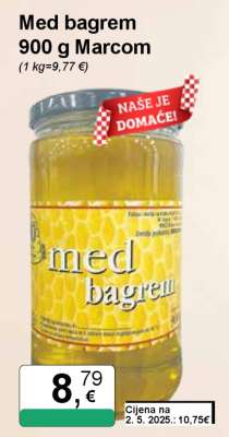 Med bagrem 900 g Marcom