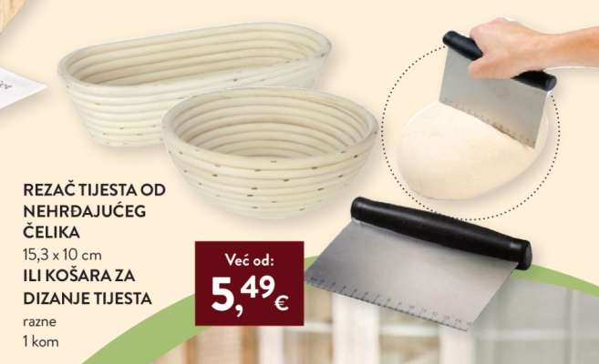 Rezač tijesta od nehrđajućeg čelika