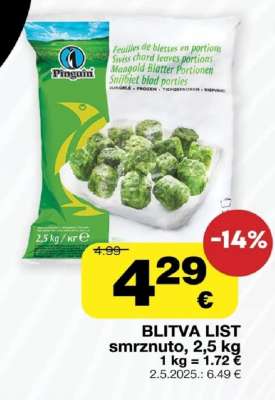 BLITVA LIST