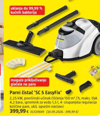 Parni čistač 'SC 5 EasyFix'