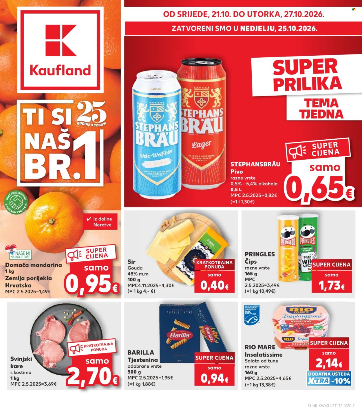 Kaufland katalog - 21.10.2026. - 27.10.2026. Stranica 1