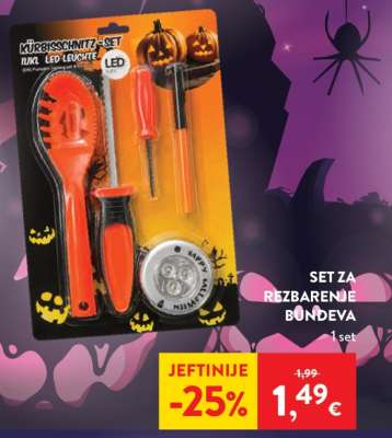 Set za rezbarenje bundeva