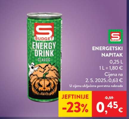 S Budget Energy Drink Classic