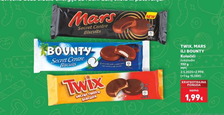 TWIX, MARS ILI BOUNTY