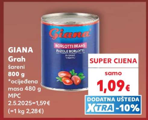 GIANA Grah šareni