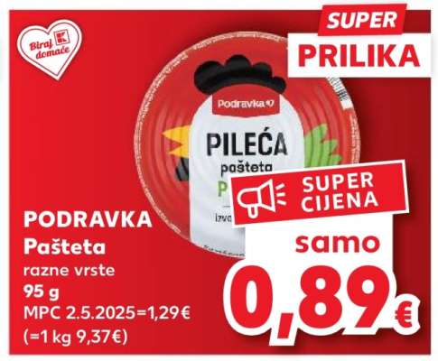 PODRAVKA PAŠTETA
