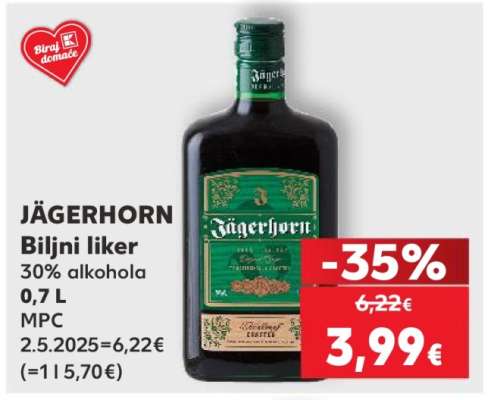 JÄGERHORN Biljni liker