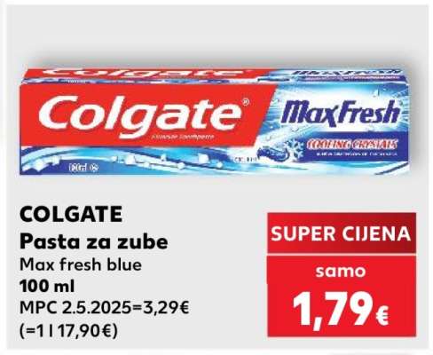 COLGATE Pasta za zube Max fresh blue 100 ml