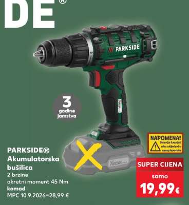 PARKSIDE® Akumulatorska bušilica