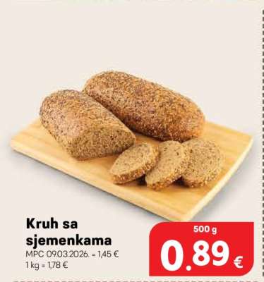 Kruh sa sjemenkama