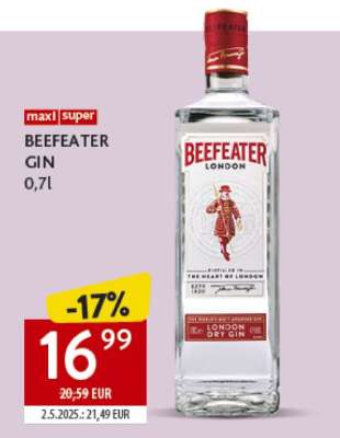 BEEFEATER GIN 0,7l