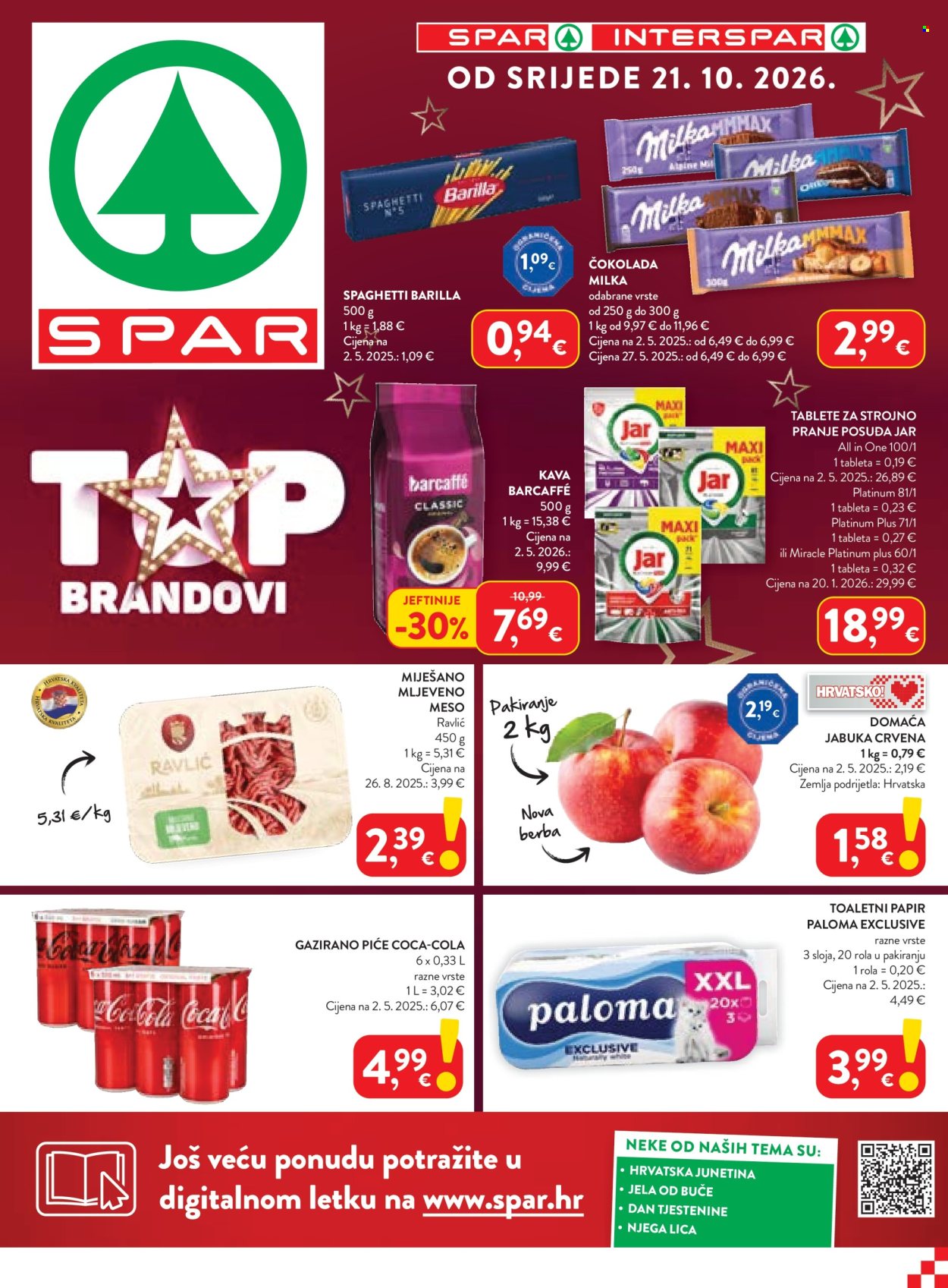 INTERSPAR katalog - 21.10.2026. - 27.10.2026. Stranica 1