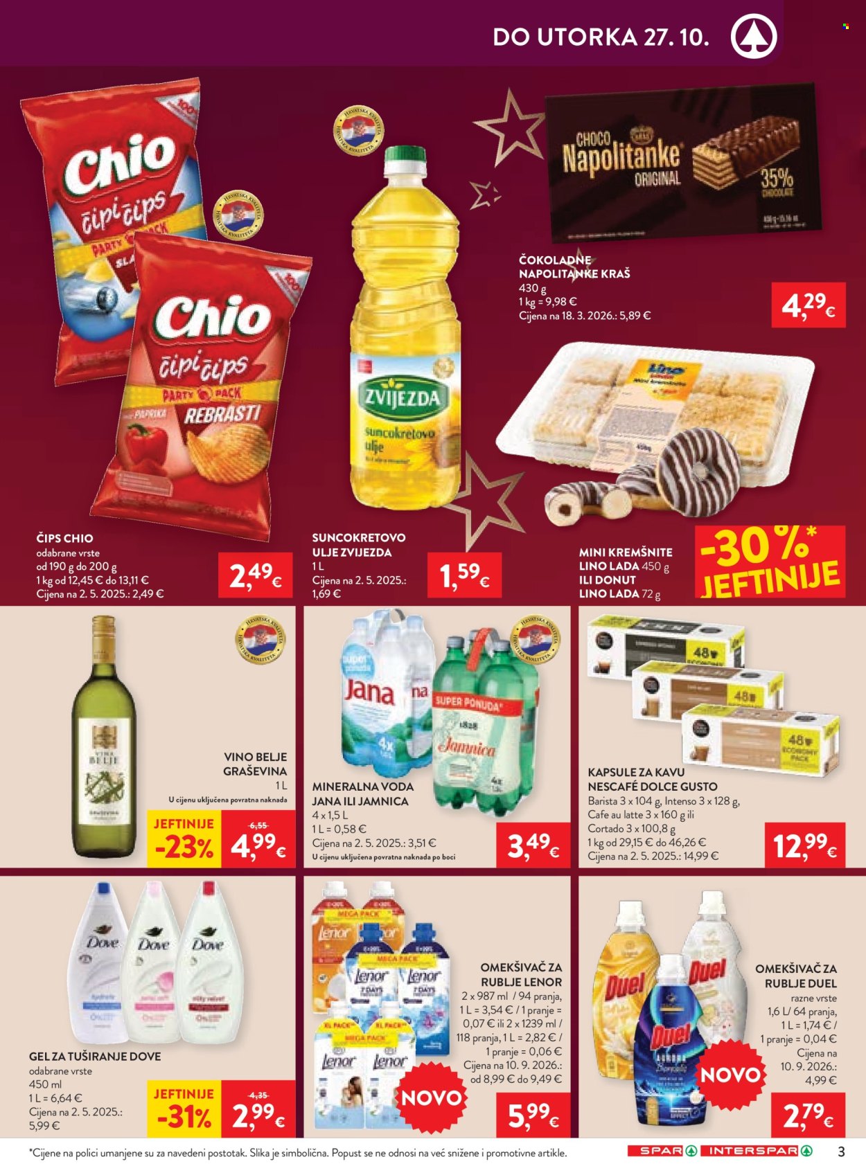 INTERSPAR katalog - 21.10.2026. - 27.10.2026. Stranica 3