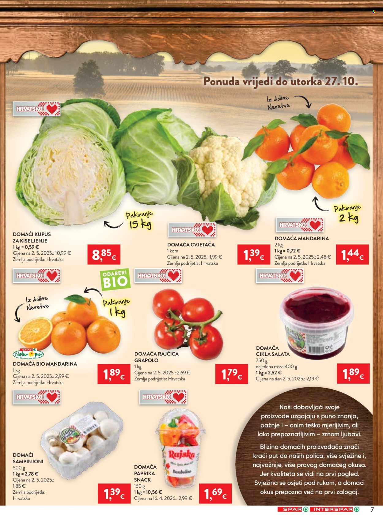 INTERSPAR katalog - 21.10.2026. - 27.10.2026. Stranica 9