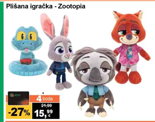 Plišana igračka - Zootopia
