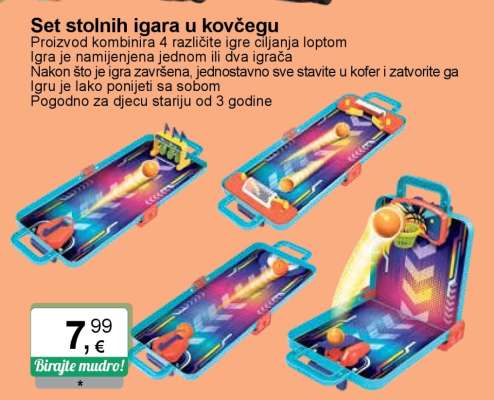 Set stolnih igara u kovčegu