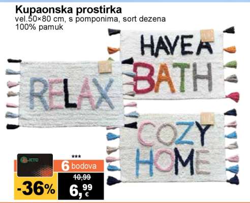 KUPAONSKA PROSTIRKA