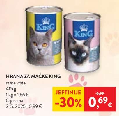 Hrana za mačke King