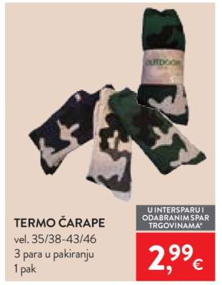 Termo čarape