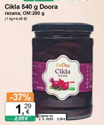 Cikla 540 g Doora
