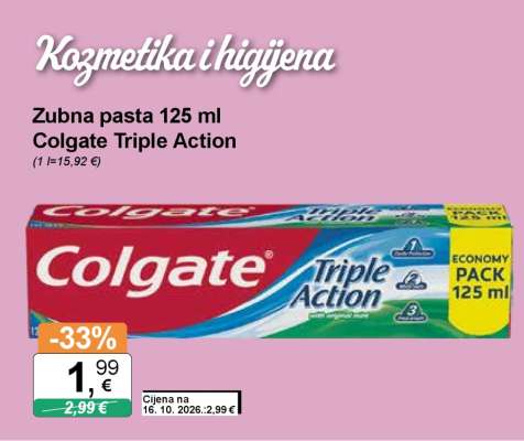 COLGATE triple action
