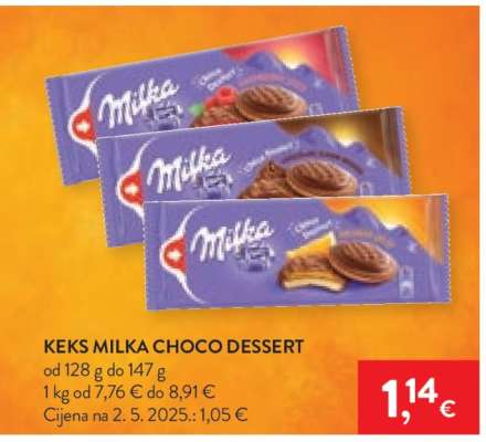 KEKS MILKA CHOCO DESSERT