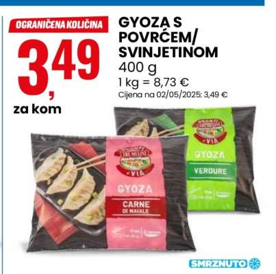 GYOZA S POVRĆEM/SVINJETINOM