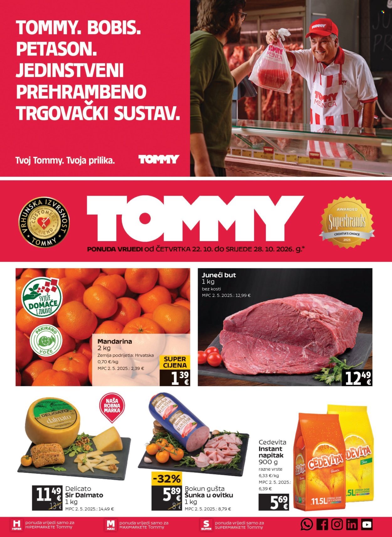 Tommy katalog - 22.10.2026. - 28.10.2026. Stranica 1