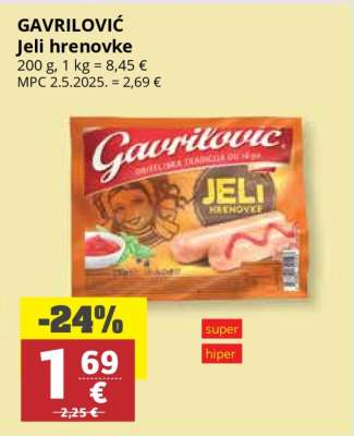 GAVRILOVIĆ Jeli Hrenovke