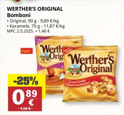 WERTHER`S ORIGINAL Bomboni