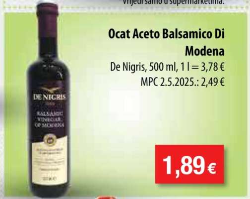 Ocat Aceto Balsamico Di Modena