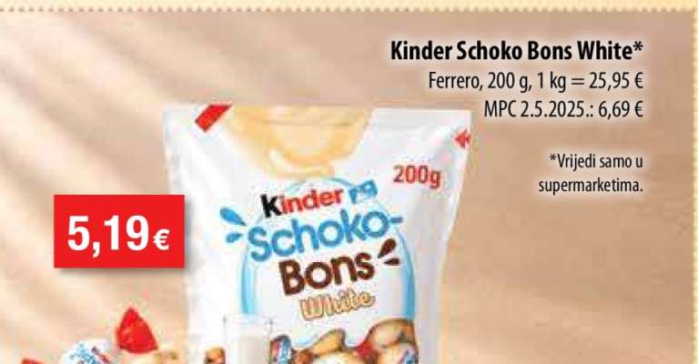 Kinder Schoko Bons White