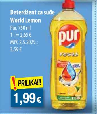 Deterdžent za suđe World Lemon