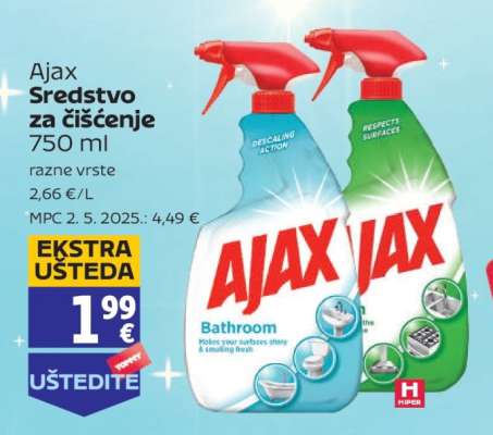 AJAX Sredstvo za čišćenje