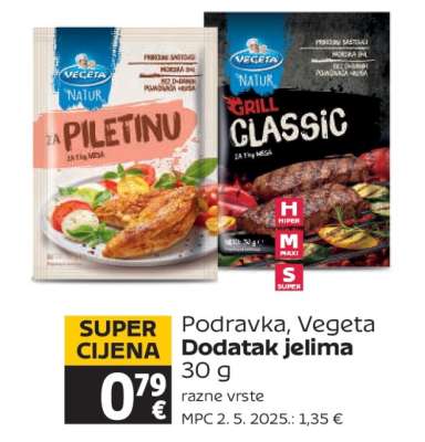 Podravka, Vegeta Dodatak jelima