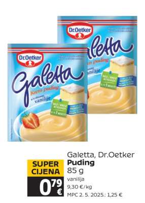 Galetta, Dr.Oetker Puding