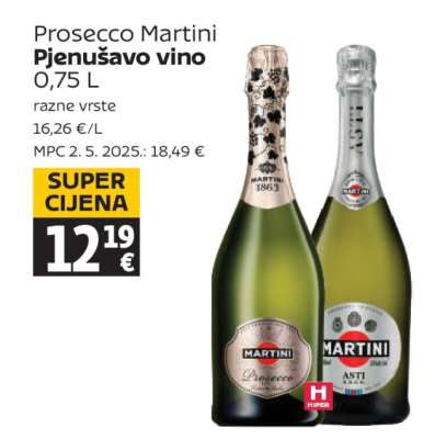 Prosecco Martini Pjenušavo vino