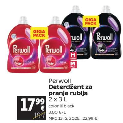 PERWOLL Deterdžent za pranje rublja