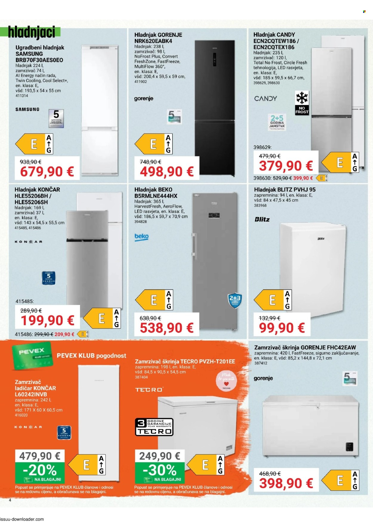 Pevex katalog - 22.10.2026. - 17.11.2026. Stranica 4