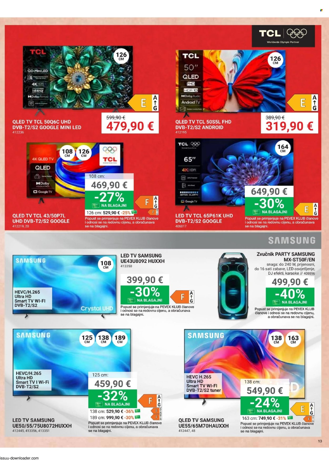 Pevex katalog - 22.10.2026. - 17.11.2026. Stranica 13
