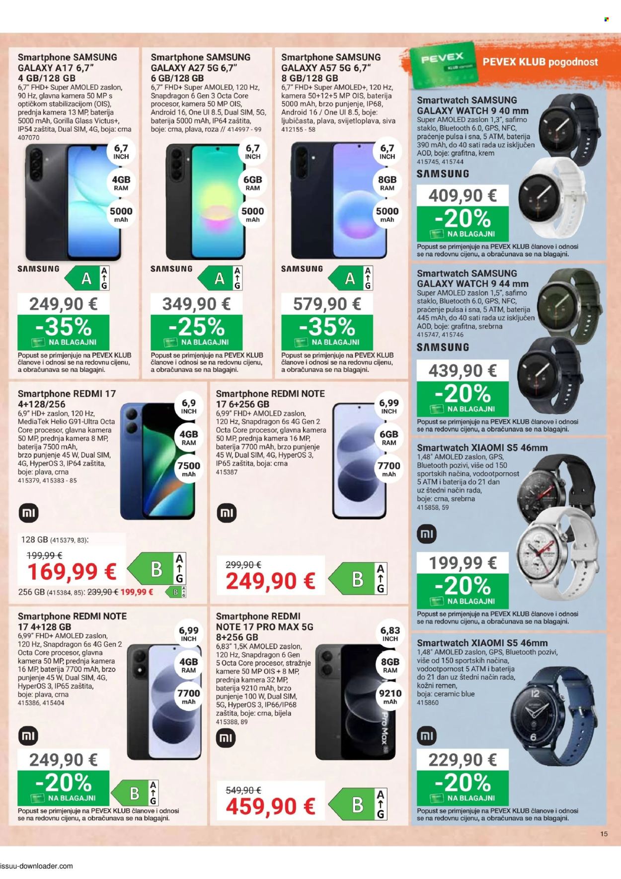 Pevex katalog - 22.10.2026. - 17.11.2026. Stranica 15