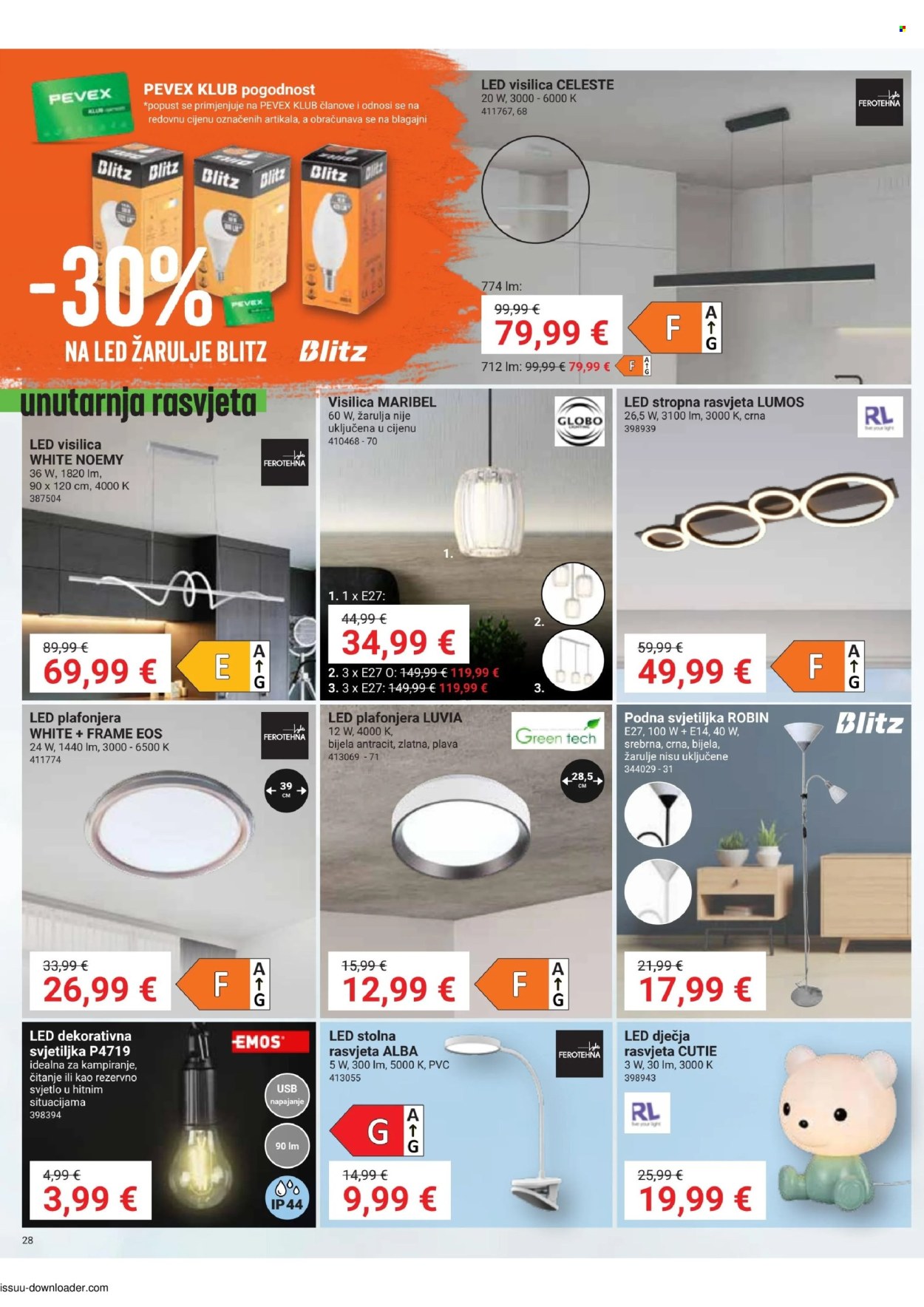 Pevex katalog - 22.10.2026. - 17.11.2026. Stranica 28
