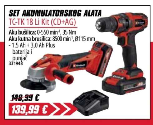 TC-TK 18 Li Kit (CD+AG)