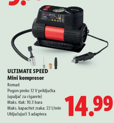 ULTIMATE SPEED“ Mini kompresor