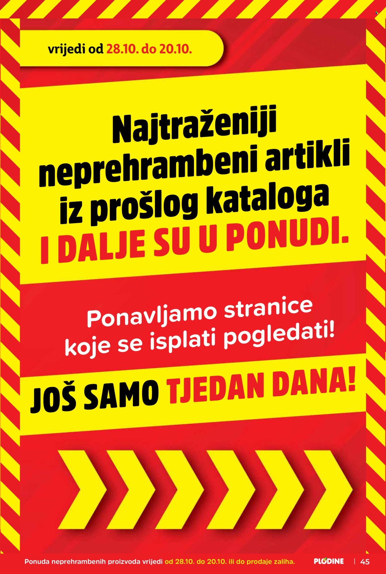 Plodine katalog - 28.10.2026. - 03.11.2026. Stranica 45