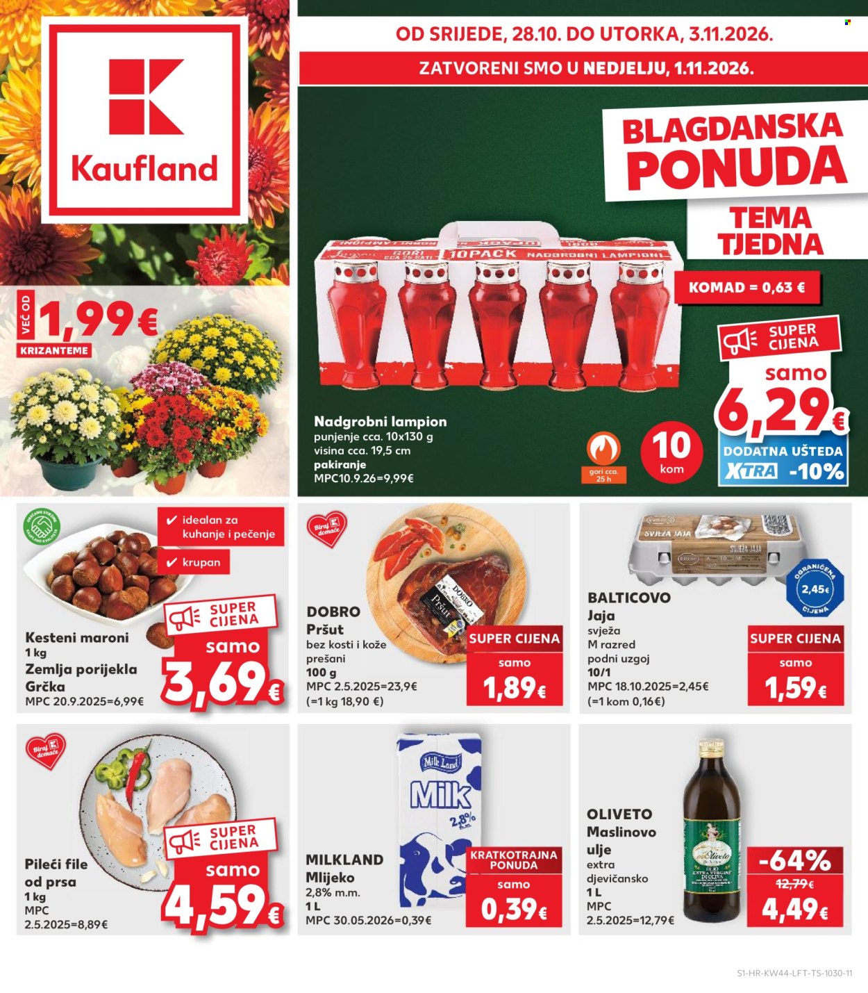 Kaufland katalog - 28.10.2026. - 03.11.2026. Stranica 1