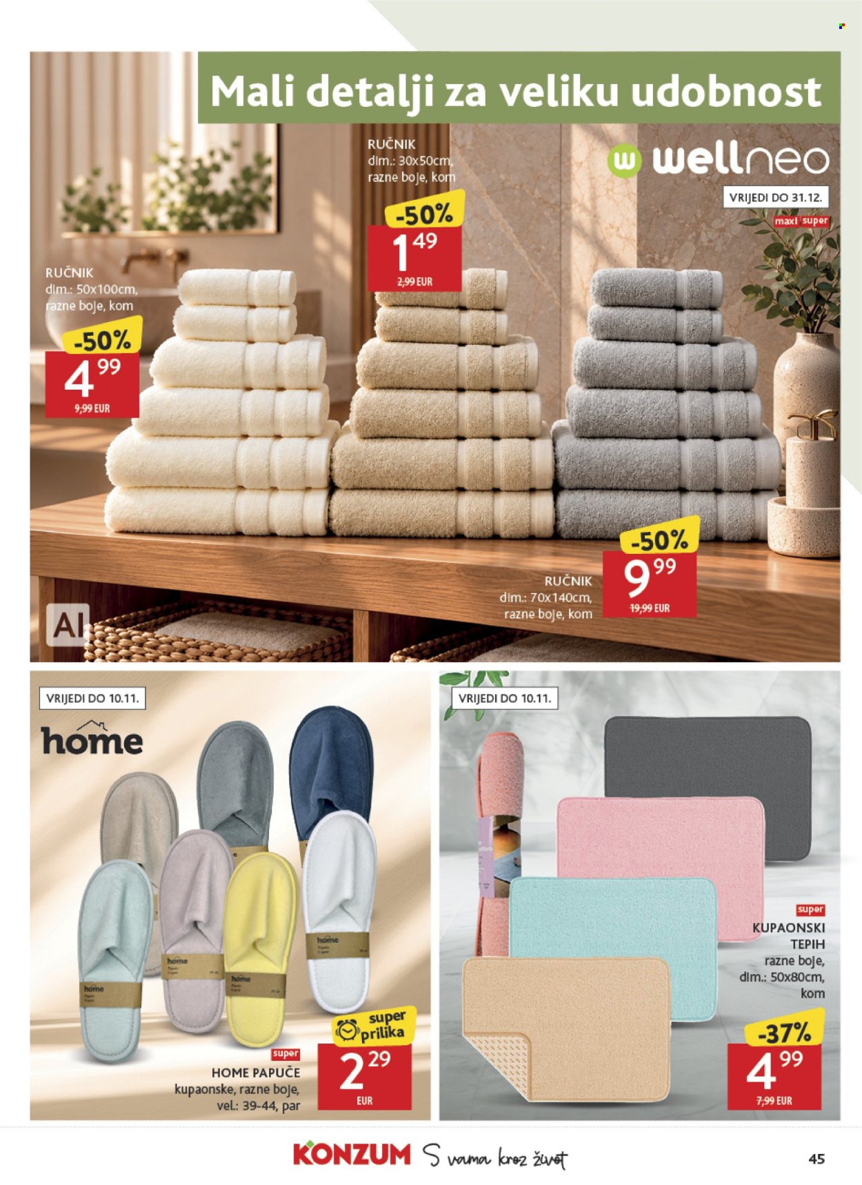 Konzum katalog - 28.10.2026. - 03.11.2026. Stranica 45